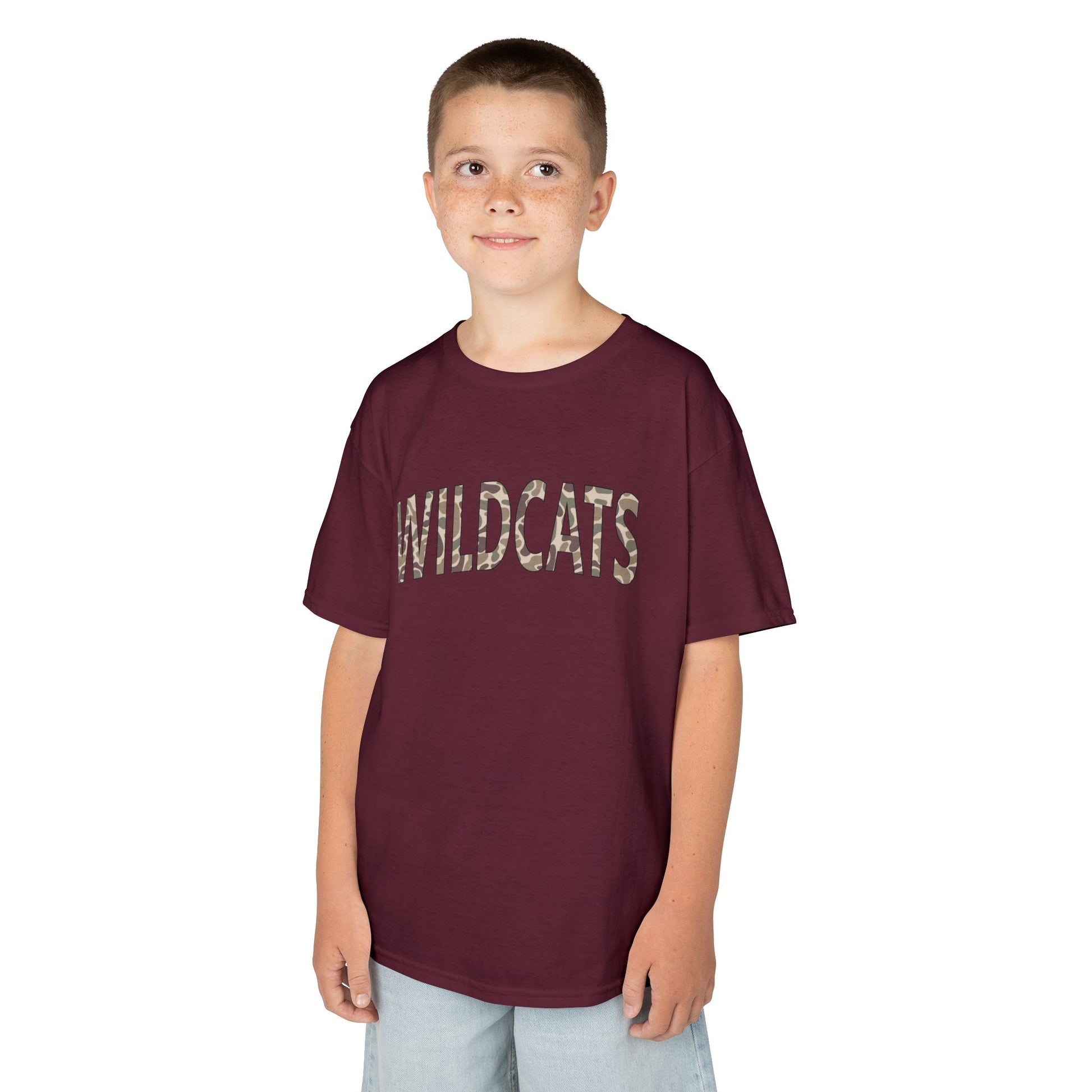 Boys Cotton Calallen Camo Tee