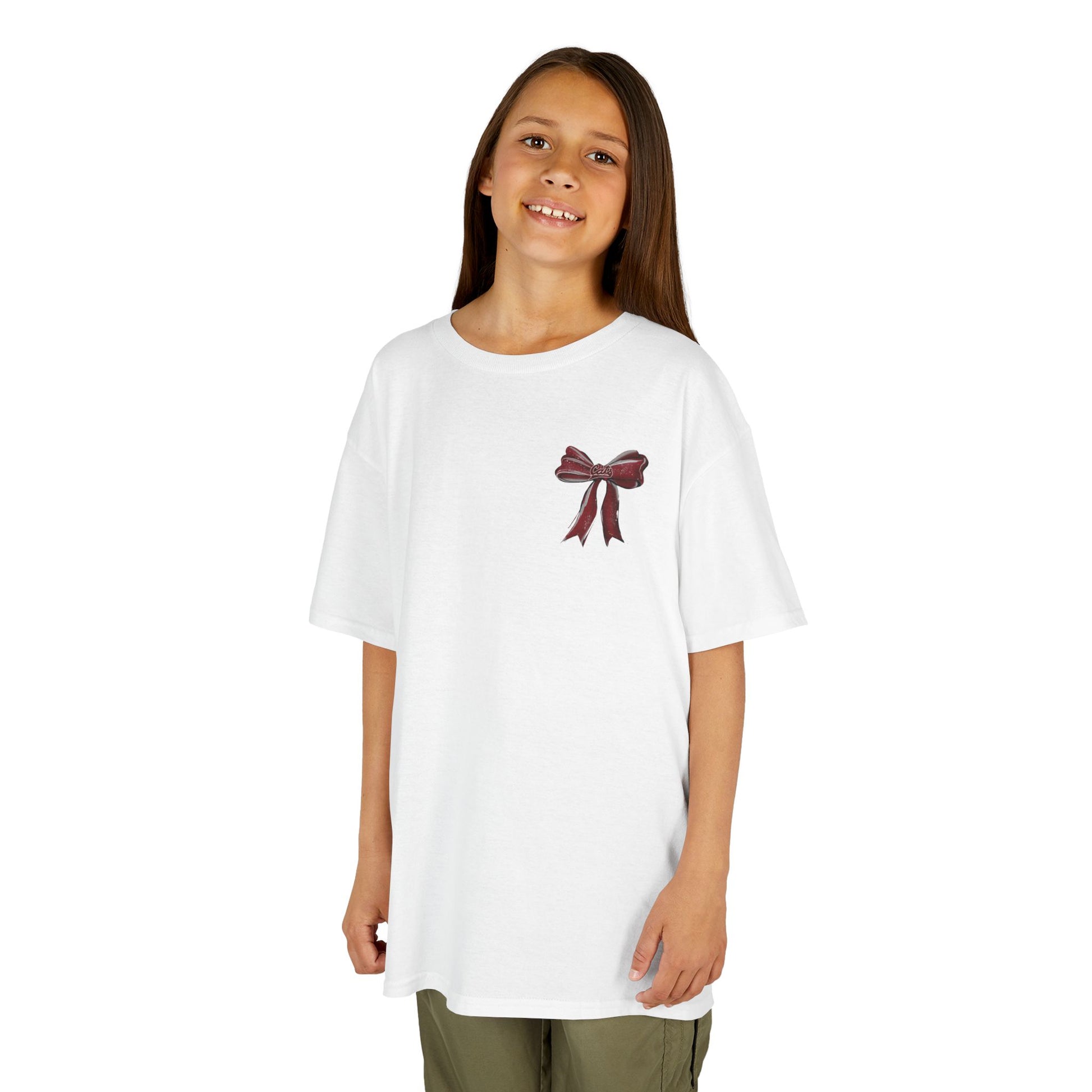 Girls Cotton Calallen Bow Design