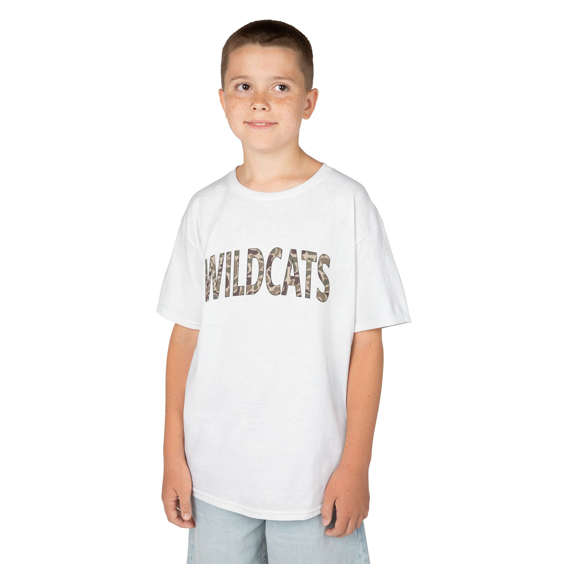 Boys Cotton Calallen Camo Tee